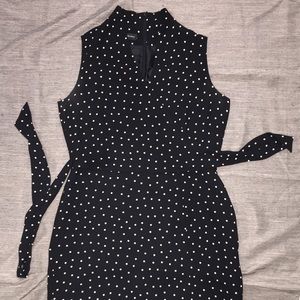 Jones New York Dress Black and white dots dress